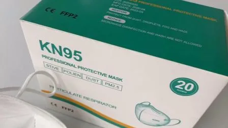 Auf Lager verfügbar FFP2 FFP3 Standard Ce-zugelassene Maske 5-lagige Maske 2 Melt Blown-Filtrationseffizienz Mehr als 95 % ausreichend Atemraum-Kopfmaske